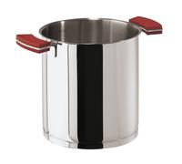 Sambonet Series 12 o'Clock Red Gray High Pot with Graduated Interior