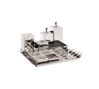 Sambonet Sky Series Salt Pepper Oil Vinegar Set Stainless Steel 19 pcs.