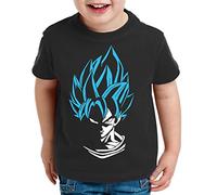 Sambosa Super Son Kids T-Shirt Goku Dragon Master Ball Vegeta Turtle Roshi Db, Farbe2:Black/Blue;Kinder T-Shirt Größe:152/164