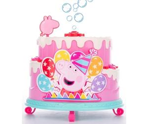 Sambro Peppa Pig Birthday Cake Bubble Machine | Bubble Maker | Peppa Pig Bubble Party | 3+