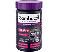 Sambucol Black Elderberry Gummies for Kids - Raspberry Flavour | 30 Gummies | Vi