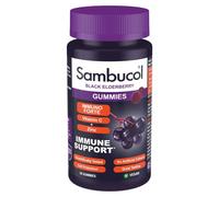 Sambucol Gummies Immuno Forte, Black Elderberry with Vitamin C & Zinc, 30 Pack