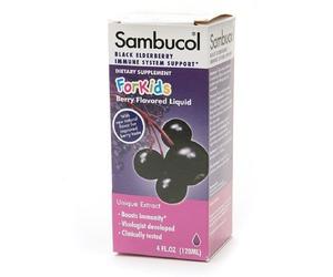 SAMBUCOL BLACK ELDERBRY SYRUP,KIDS, 4 FZ by Sambucol