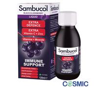 Sambucol Extra Defence | Vitamin C Black Elderberry Liquid-120ml