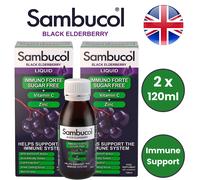 Sambucol Immuno Forte Black Elderberry Liquid - Immune Support - 2 X 120ml