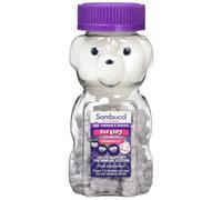 Sambucol Natural Black Elderberry chewable teddies for Kids with Vitamin C, 60 Tablets