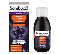 Sambucol Natural Black Elderberry Immuno Forte, Vitamin C, Zinc, Immun