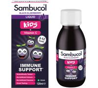 Sambucol Natural Black Elderberry for Kids with Vitamin C, 120ml
