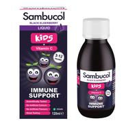 Sambucol Natural Black Elderberry Kids Liquid | Vitamin C | Immune Support Supplement | 120ml