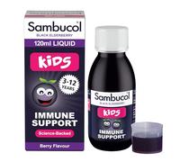 Sambucol Natural Black Elderberry for Kids with Vitamin C, 120ml