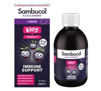 Sambucol Natural Black Elderberry Kids Liquid | Vitamin C | Immune Support Supplement | 230ml