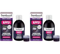 Sambucol Natural Black Elderberry Kids Liquid | Vitamin C | Immune Support Supplement | 230ml (Pack of 2)