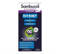 Sambucol Baby and Toddler Powder Sachets | with natural Black Elderberry | Vitamin C | Vitamin D | 14 sachets