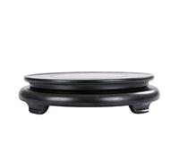 SAMCIOI Stool for Plant Bonsai Base Ornaments Tray Solid Wood FishTank Buddha Statue Stone Crafts Vase Bracket for Home Office Decoration Display Pedestals