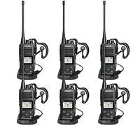 SAMCOM FPCN10A 2 Way Radio Long Range Walkie Talkie for Adults Two Way Radios Rechargeable Handheld UHF Programmable Radio with Earpieces 3000mAh Battery for Camping Hiking Hunting,6 Packs