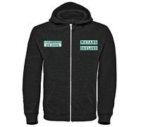 Samcro Sons of Anarchist SOA Mayans Embroidered Zip Style Patch Hoodie (S-4XL) Fully Screen Accurate Patches!! Redwood Original Jax Teller (XL) Black