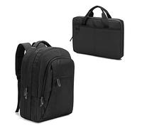 Samdew 3-Layer Chef Backpack with Knife Bag, Professional Knife Carry Case with 12 + 23 Slots & Multiple Pockets, Knife Set Bag for Kitchen Utensils (Knives Not Included)