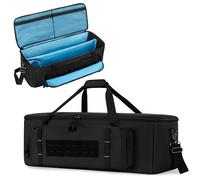 Samdew 30 Inch Telescope Carrying Case with Secure Buckles, Compatible with Celestron Tube & Tripod, Travel Bag with Anti-Slip Shoulder Strap and Pockets