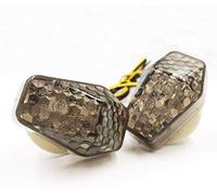 SAMDO A Pair Motorcycle Smoke LED Indicator Blinker Turning Light Flush Mount Turn Signal Light For Suzuki SV650 650S SV650 GSX-R 600 750 1000 Bandit 1200S 1250S SV1000S 03-07