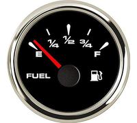 SAMDO Universal Fuel Gauge 52mm Digital Fuel Level Gauge Marine Fuel Meter Waterproof IP68 7 Color Backlight 12V/24V Signal Adjustable 0-190ohm, 240-33ohm, 240-30ohm, 0-180ohm, 10-180ohm