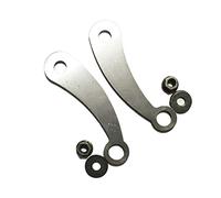 SAMDO Universal Motorcycle Speedometer Bracket Stainless Steel 304 Speedometer Mount (2pcs) with Screw Nuts (1 Pair)