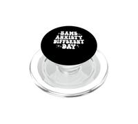 Same anxiety different day Groovy PopSockets PopGrip for MagSafe