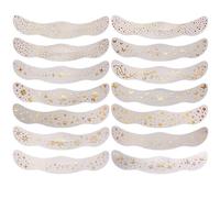 Same as Instagram bloggers, luxurious metallic shimmer clavicle tattoo stickers, 24K gold-plated, double-layer waterproof, 14 exquisite niche designs
