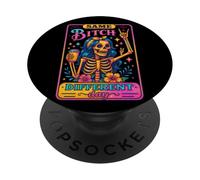 Same Bitch Different Day Skeleton Vibe PopSockets Adhesive PopGrip