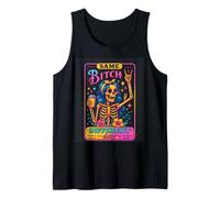 Same Bitch Different Day Skeleton Vibe Tank Top