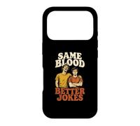 Same Blood Better Jokes Funny Brothers Sibling Men Case for iPhone 17 Pro