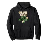 Same But Different Funny Meme Quote Retro 70s Vibe Pullover Hoodie