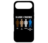 Same Crime Different Time Funny Satirical T-Shirt Case for iPhone Air