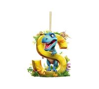 Same Day Delivery Items Prime Dinosaur 26 English Letters Christmas Tree Decorations,Christmas Alphabet Letter Pendant,Christmas Tree Hanging Ornament,Christmas Decoration Home Party Decor
