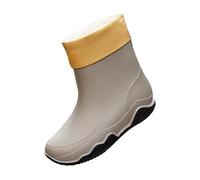 same day delivery items prime my orders Ankle Wellies Women Fur Lined Garden Short Wellies Non-Slip Long Wellies Boots Neoprene Insulated Rubber Work Boots Lightweight Ga safety boots mens