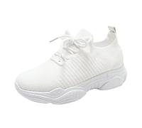 Same Day delivery Trainers Womens Women's Trainers Wide Fit Wedge Walking Sneakers Casual Fashion Non Slip Tennis Shoes Lightweight Low Top Soft Sole Slip on Non-Slip Shoes White 5.5