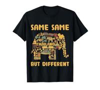Same Same But Different Thailand Bangkok Holiday Slogan T-Shirt