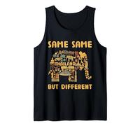 Same Same But Different Thailand Bangkok Holiday Slogan Tank Top