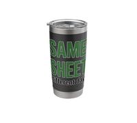 Same Sheet Different Day Funny Sarcastic Office Saying IT Stainless Steel Insulated Tumbler