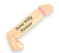 Same Willy Forever Inflatable Willy Blow up for Hen Party/Hen Night/stag Do Fun Novelty 35 cm
