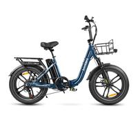 SAMEBIKE 20" Adult Electric Bike, Folding Electric Dirt Bike With 36V 13AH Removable Battery,7 Speed Gears,Top 250W motor & Max Speed 25KM/H Fat Tire City Electric Bicycle