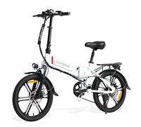 SAMEBIKE 20LVXD30-II Electric Bicycle for Adults 48V 10.4AH Electric Bike 250W 20 Inch Folding Ebike Electric City Commuter Bicycle SHIMANO 7 Speeds
