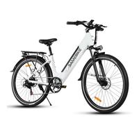 SAMEBIKE 26" Electric Bike for Adults EBike Commuter Electric Mountain Bike Electric Bicycle with 36V 15AH Removable Battery Electric Bikes for 7 Speed gears (white-1)