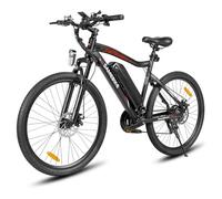 SAMEBIKE Electric Bike for Adults,26 inch Mountain Bicycle with36V 13Ah Battery,Max Range 100KM(PAS), Dual Shock Absorber and Hydraulic Brakes, Aluminum Frame E-bike with 21 Speed Flywheel(black)