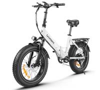 SAMEBIKE Electric Bike For Adults, 48V 13AH Removable Battery Folding Mountain Ebike Wtih High-speed Motor 20 * 4.0 inches Fat Tyre, 7 Speed Flywheels, LCD Display Instrument & NFC