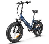 SAMEBIKE Electric Bike For Adults, 48V 13AH Removable Battery Folding Mountain Ebike Wtih High-speed Motor 20 * 4.0 inches Fat Tyre, 7 Speed Flywheels, LCD Display Instrument