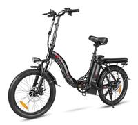 SAMEBIKE Electric Bike Pedal Assist, 20" Foldable Commuter E-Bike 36V 13A