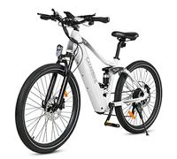 SAMEBIKE Electric Mountain Bike for Adults | 48V 14Ah Removable Battery | 26"x2.1" Fat Tires & 7-Speed Gears | Hydraulic Disc Brakes | 100KM PAS Range | IP54 Waterproof