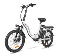 SAMEBIKE Folding Electric Bike CY20, 20" Portable Commuter E-Bike 36V 13A