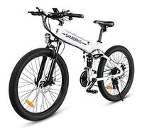 SAMEBIKE Folding Electric Mountain Bike For Adults, 26” E-bike L026-II | Removable 48V14AH Battery, 21 speed Gear System, up to 100km Range, intelligent color LCD Display, 75Nm Torque