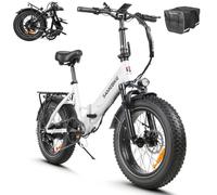 SAMEBIKE LOTDM200-II Electric Bike For Adults, 20 x 4.0” E-bike | Removable 48V 13AH Battery, SHIMANO 7 speed, LCD display with NFC function, 70-80 km Range Fat Tyre Folding Electric Bicycle